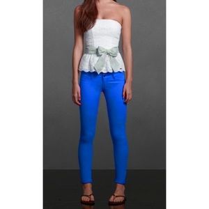 NWT Abercrombie Royal Blue Jeans